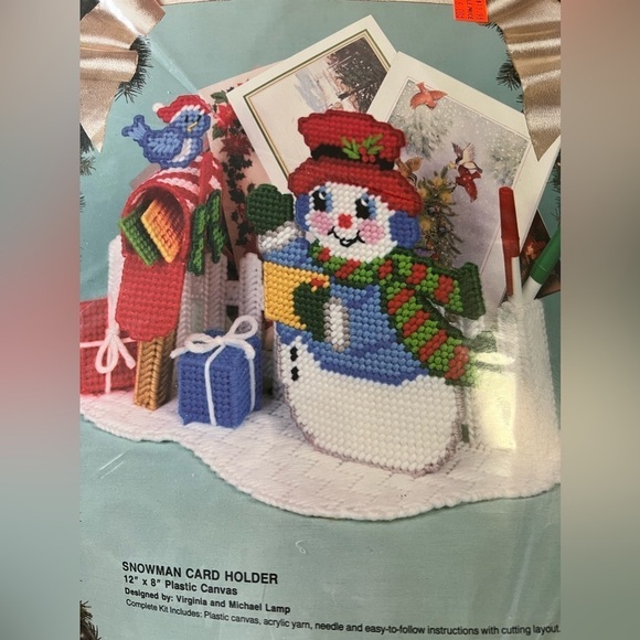 Vintage Leisure Arts Canvas Capers Santa Mobile New. - Picture 5 of 6